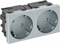 OBO Bettermann Connect 45 Steckdose Schutzkontakt 33° 2-fach