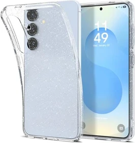 Spigen Liquid Crystal Glitter für Samsung Galaxy S25 Crystal Quartz