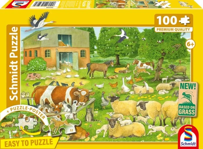Schmidt Spiele Tierfamilien auf dem Bauernhof