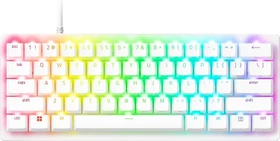 Razer Huntsman V3 Pro Mini, weiß, LEDs RGB, Razer Analog Optical Switch Gen-2, USB, US (RZ03-04991800-R3U1)