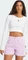 adidas Essentials Ribbed Crop Top Shirt langarm weiß (Damen) Vorschaubild