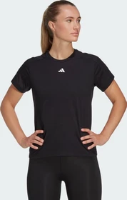 adidas Aeroready Train Essentials Minimal Branding Funktionsshirt kurzarm schwarz (Damen)