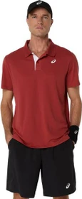 Asics Court Poloshirt kurzarm burnt red (Herren)