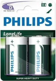 Philips LongLife Mono D, 2er-Pack