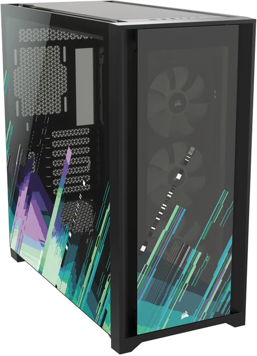 Corsair iCue 5000X RGB Signature Series Shift, schwarz, Glasfenster
