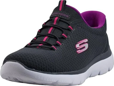 Skechers Summits charcoal/purple (Damen)