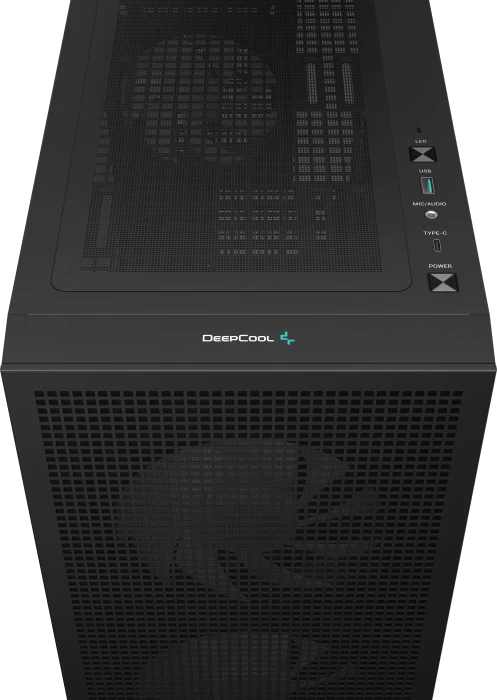 DeepCool CH360 DIGITAL WH, schwarz, Glasfenster