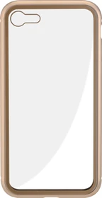 Peter Jäckel Commander Back Cover Magnet Duo Glas für Apple iPhone XS Max schwarz/gold
