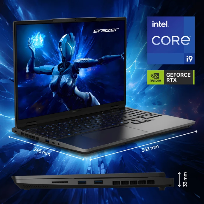 Medion Erazer Major 15 X1, Core i9-14900HX, 16GB RAM, 1TB SSD, GeForce RTX 4070, DE