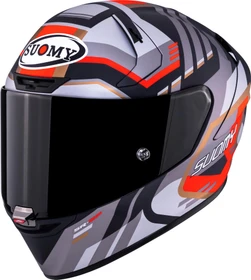 Suomy SR-GP Evo Infrared matt grau/schwarz/rot/bronze