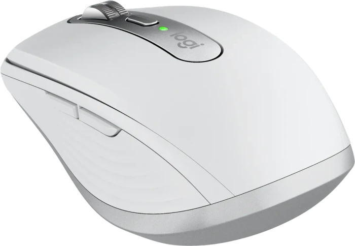 Logitech MX Anywhere 3S for Mac Pale Grey, weiß/grau, Logi Bolt, USB/Bluetooth