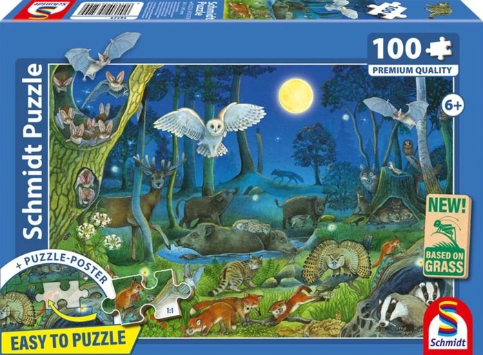 Schmidt Spiele Tiere nachts im Wald (56529)