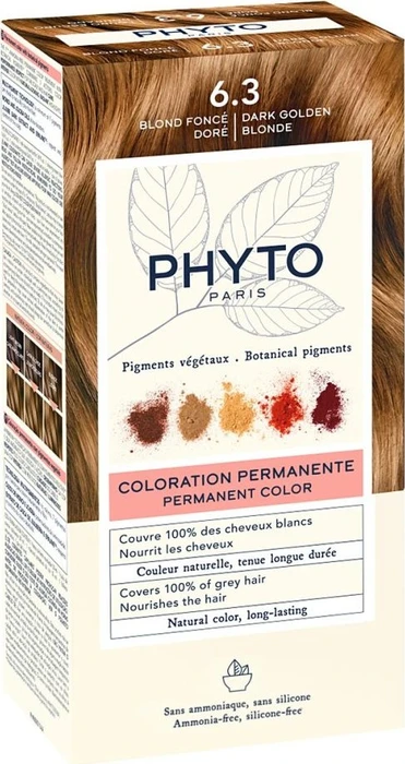 Phyto Color Haarfarbe Kit 6.3 dark golden blonde, 112ml