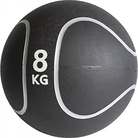 Gorilla Sports 8kg Medizinball schwarz