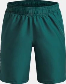 Under Armour Tech Woven Wordmark Hose kurz rack green/white (Junior)