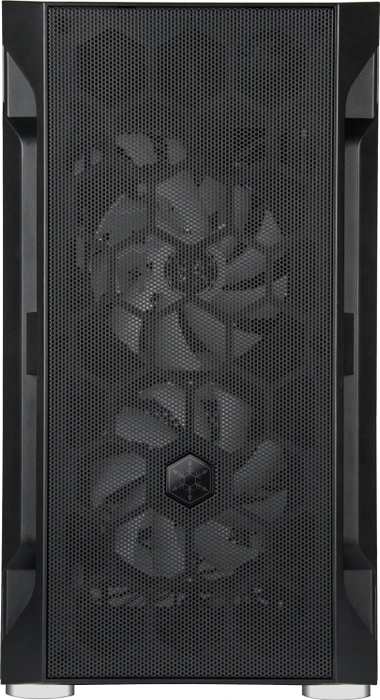 SilverStone Fara H1M Pro, schwarz, Glasfenster