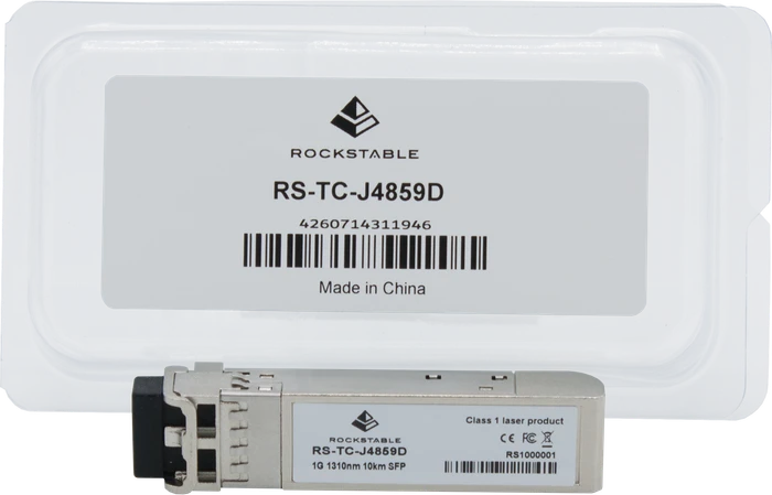 Rockstable Nachbau von HP Aruba J4859D Gigabit LAN-Transceiver, LC-Duplex SM 10km, SFP