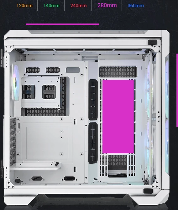 Thermaltake View 51 TG Snow ARGB Edition, weiß, Glasfenster