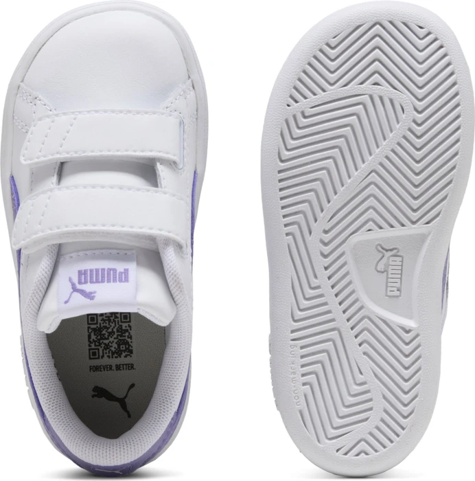 Puma Smash 3.0 Leather V puma white/lavender alert (Junior)