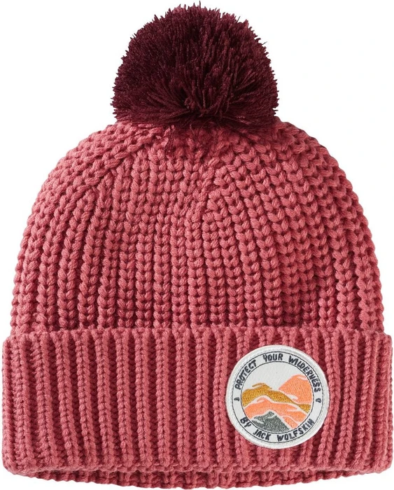 Jack Wolfskin Pompom Badge Beanie (Junior)