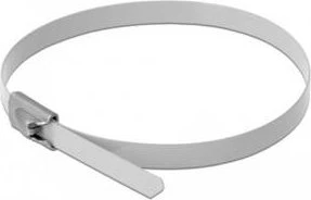 DeLOCK Edelstahl Kabelbinder, 4.6mm, 200mm, weiß, 10 Stück