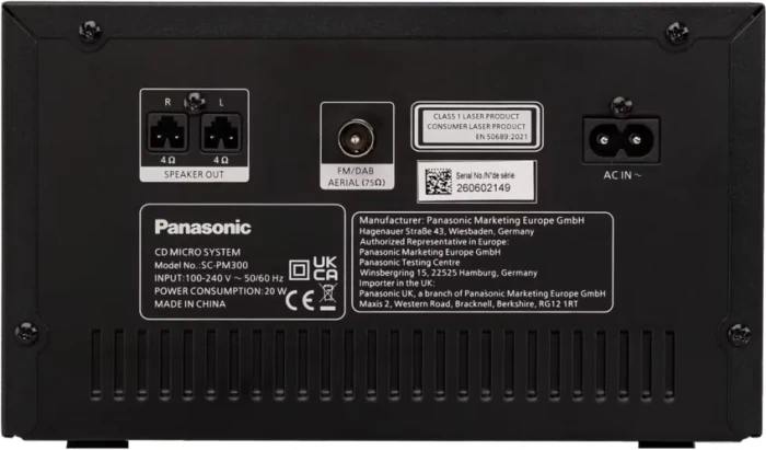 Panasonic SC-PM300E schwarz