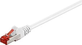 goobay Patchkabel, Cat6, S/FTP, RJ-45/RJ-45, 2m, weiß