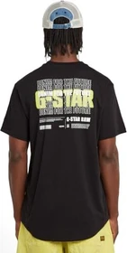 G-Star Lash Back Graphic T-Shirt kurzarm schwarz (Herren)