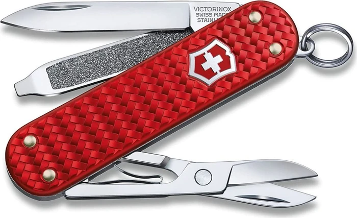 Victorinox Classic Precious Alox Taschenmesser iconic red