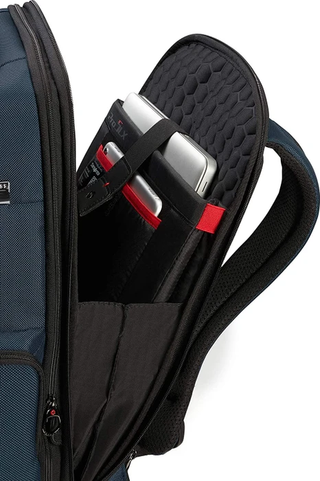 Samsonite Pro-DLX 5 Laptop Backpack 3V expandable 17.3" erweiterbarer Notebook-Rucksack blau