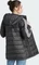 adidas Essentials 3-Streifen Light Hooded Mantel schwarz (Damen) Vorschaubild