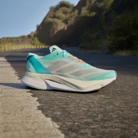 adidas Adizero Boston 12 flash aqua/silver metallic/light aqua (Damen)