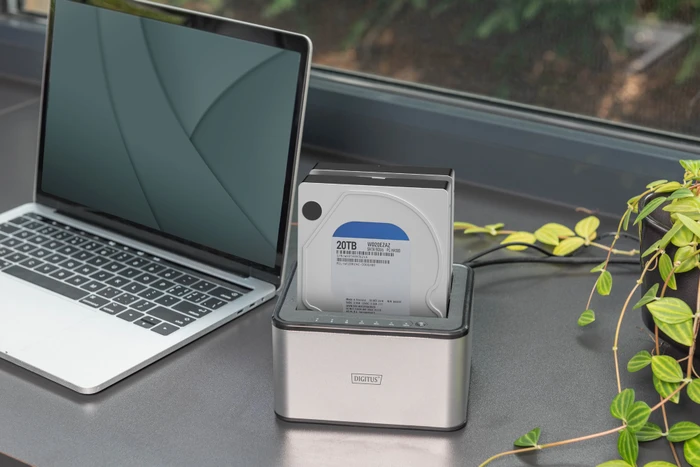 Digitus USB 3.0 Duale SATA HDD Dockingstation 2.5"/3.5", USB-B 3.0 [Buchse]