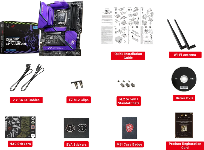 MSI MAG B660 Tomahawk EVA e-PROJECT (Intel 1700)