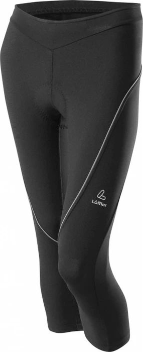 Löffler Tour Fahrradhose 3/4 schwarz (Damen)