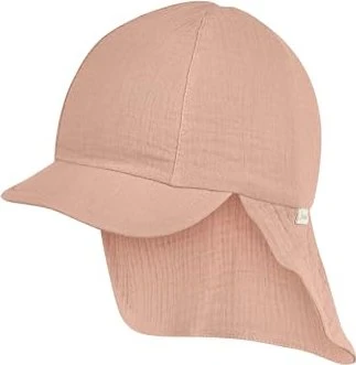 Sterntaler Schirmmütze mit UV Schutz und Nackenschutz aus Musselin Mütze taupe (Junior)