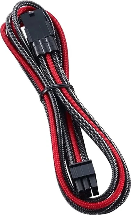 CableMod PRO ModMesh 6-Pin PCIe Extension, 6-Pin PCIe Verlängerungskabel, carbon/rot, 45cm