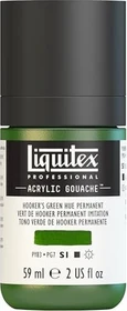 Liquitex Professional Acrylic Gouache hookers green hue permanent, 59ml