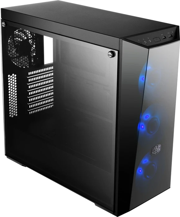 Cooler Master MasterBox Lite 5 RGB, schwarz, Glasfenster