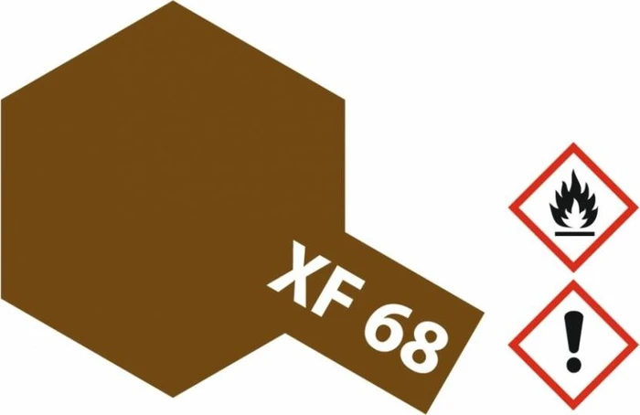 Tamiya Acrylic Paint XF-68 nato brown, 10ml