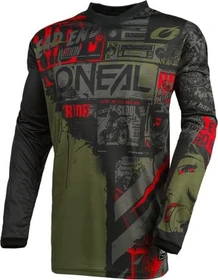 O'Neal Element Ride Trikot langarm schwarz/grün (Herren)