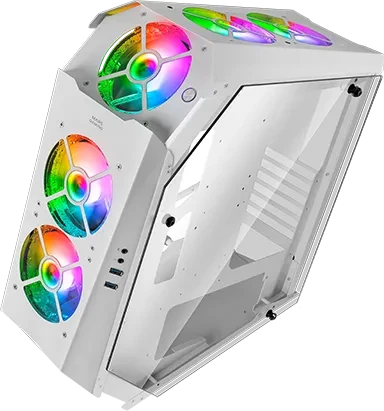 Mars Gaming MC51 Black, Glasfenster