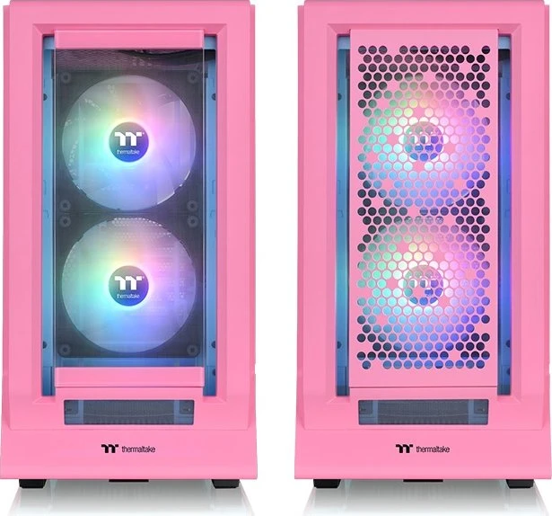 Thermaltake Ceres 350 MX Bubble Pink, rosa, Glasfenster