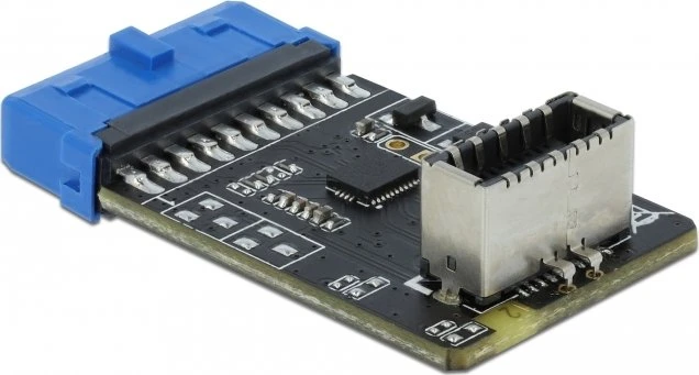 DeLOCK USB 3.0 19-Pin auf USB 3.1 20-Pin Key-A Pfostenstecker intern