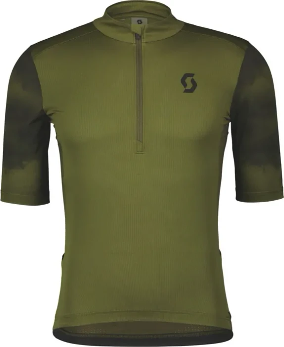 Scott Gravel 10 Trikot kurzarm fir green/black (Herren)
