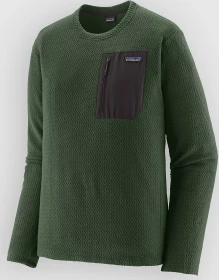 Patagonia R1 Air Fleece Crewneck Pullover treeline green (Herren)