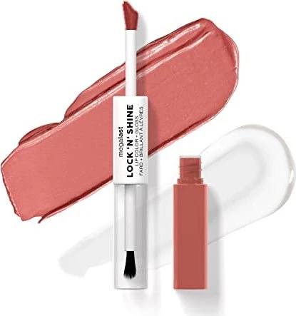 wet n wild Megalast Lock N' Shine Lip Color + Gloss nude illusion, 8ml