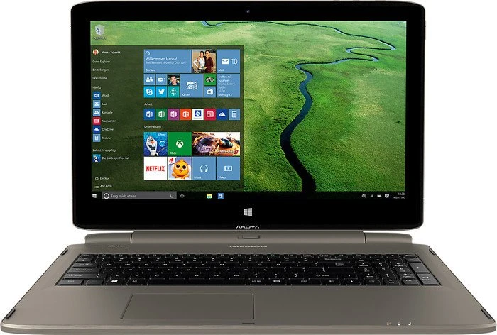 Medion Akoya S6214T, Pentium N3540, 4GB RAM, 64GB SSD, 500GB HDD, DE