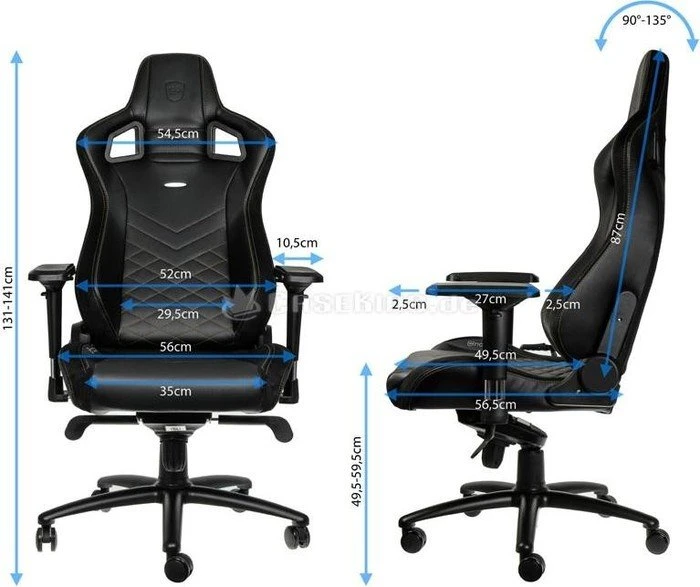 noblechairs Epic Gamingstuhl, schwarz/gold