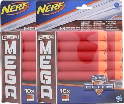 Hasbro Nerf N-Strike Elite 10 Mega Dart Nachfüllpack
